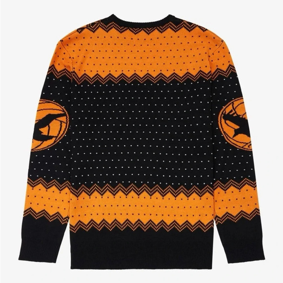 BoxLunch x Haikyu!! NWOT Karasuno Crows Chibi Team Holiday Sweater - Picture 2 of 7